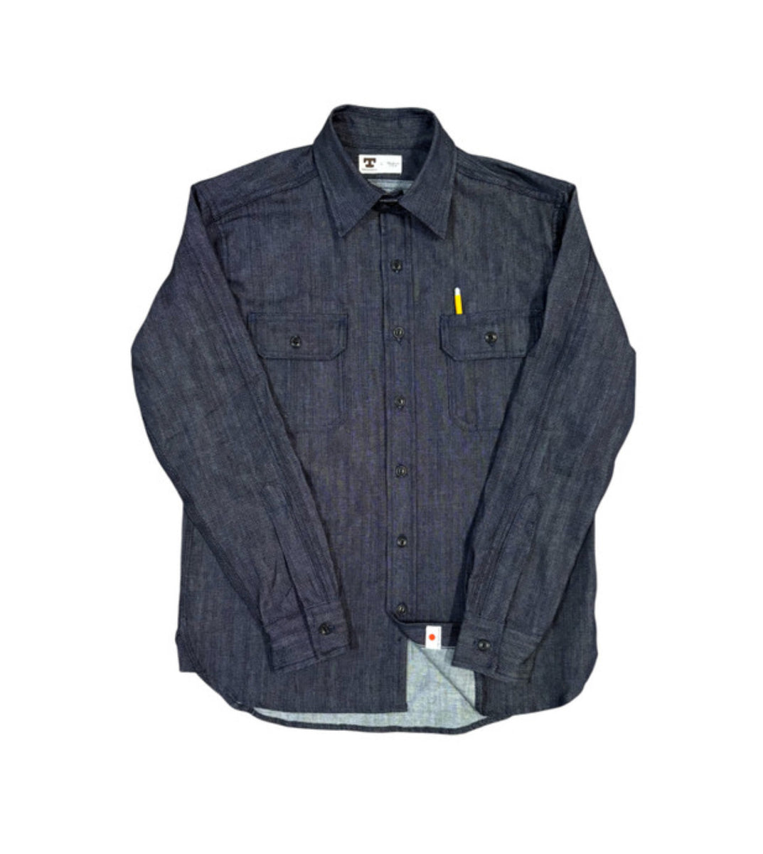 CLAMPDOWN 9OZ DENIM SHIRT – Iron Pyrite Production