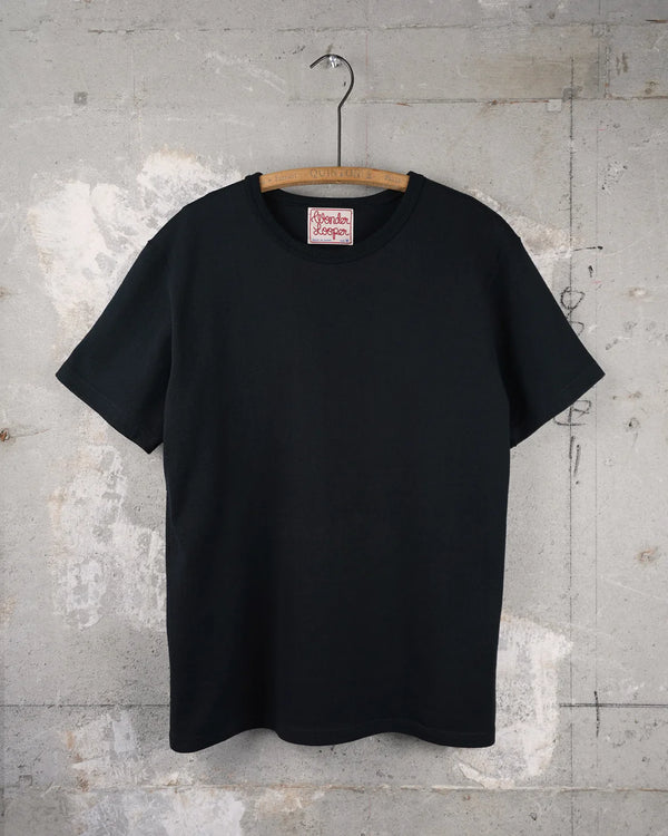 Crewneck T-shirt - Double Heavyweight Black