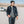 Load image into Gallery viewer, “THE BLADE" INDIGO BLACK RAW 14OZ JACKET