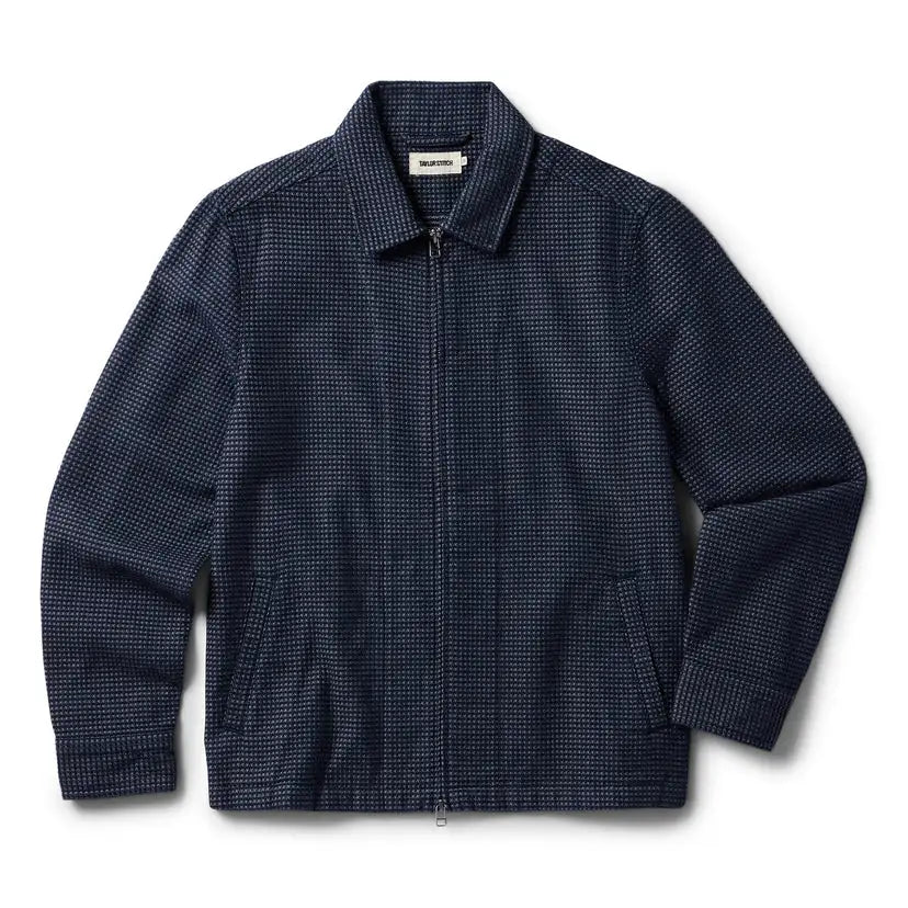Dobby Sashiko Coverall Coat in Indigo – Blue Owl Workshop