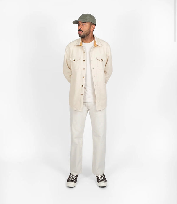 Crissman Overshirt - Natural Sashi-Ori