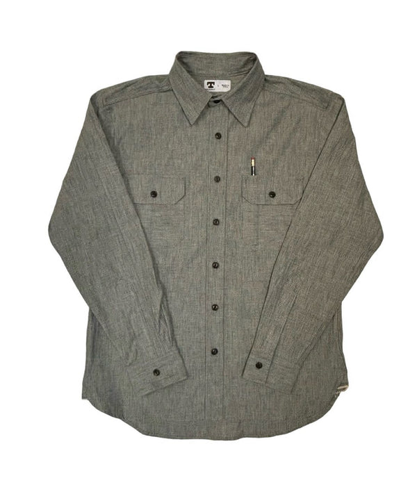 CLAMPDOWN
Salt & Pepper Selvedge Chambray Shirt