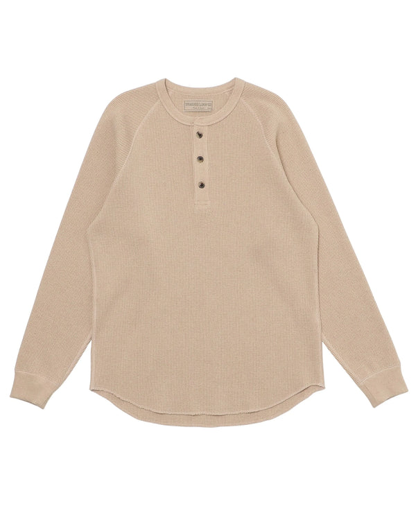 Henley - Foxfibre® Heavyweight Waffle - Coyote 15