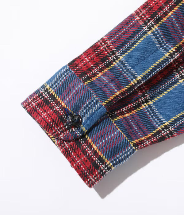 Lot No. SC29158 / FICTION & ROMANCE TWILL CHECK WORK SHIRT