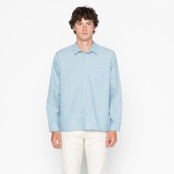 TRUE SHIRT
Selvedge Chambray - Pale Blue