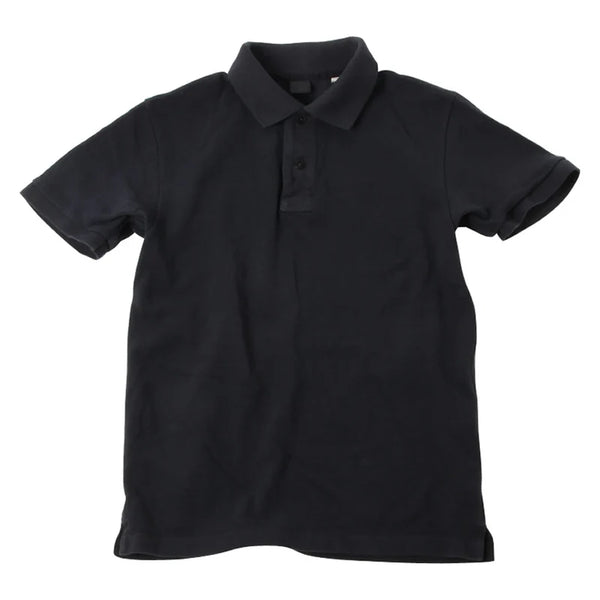 RAHBEN STITCH POLO SHIRT - Black
