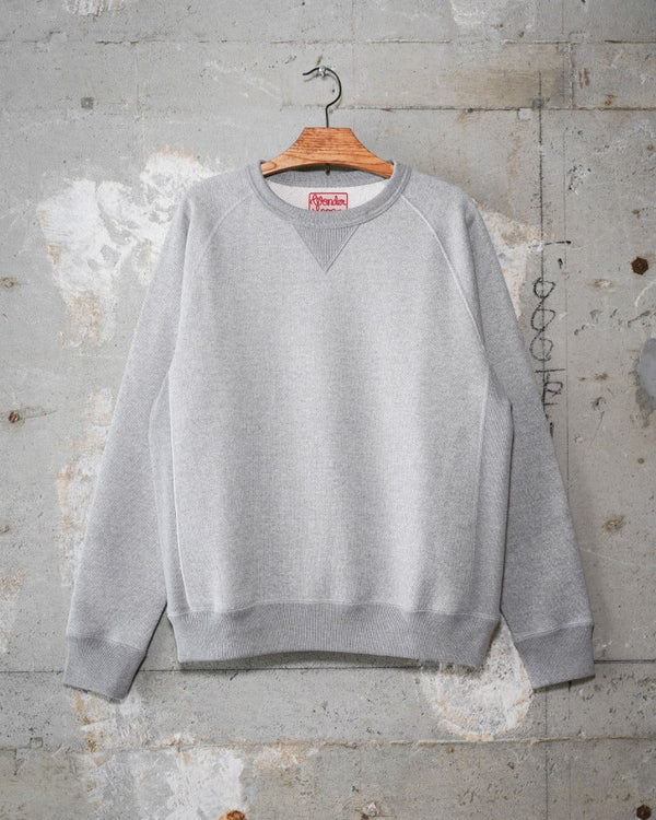Pullover Crewneck - Double Heavyweight French Terry - Heather Grey