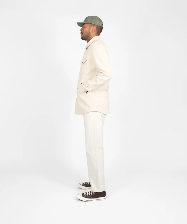 Crissman Overshirt - Natural Sashi-Ori