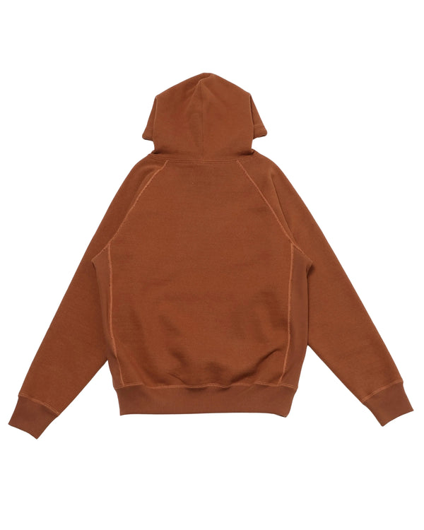 Pullover Hoodie - 876gsm Double Heavyweight French Terry - Rust