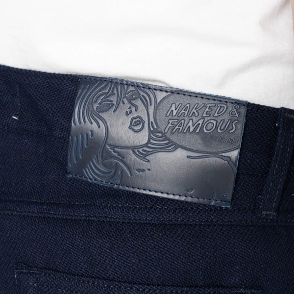 Maekake Dobby - Indigo True Guy Jeans