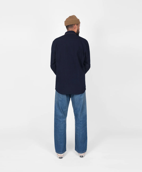 Crissman Overshirt - Indigo Sashiko