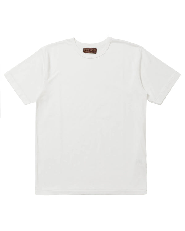 Crewneck T-shirt - Ultimate Pima Tsuriami - White