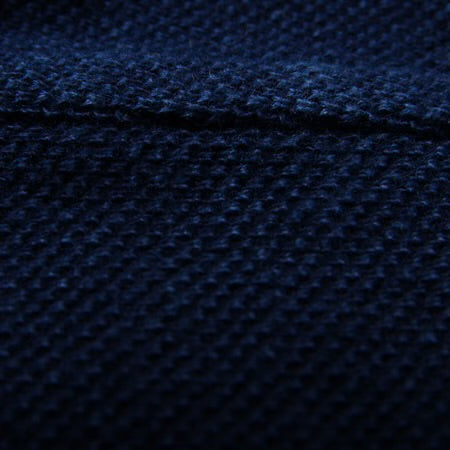 RAHBEN STITCH POLO SHIRT - Indigo