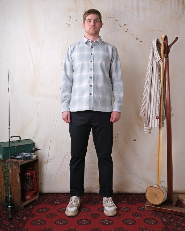 Mist Plaid Easy Shirt