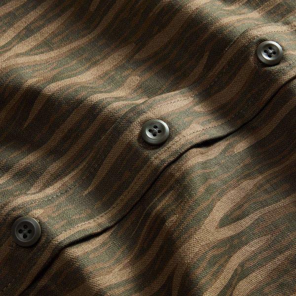 The Saddler Shirt
in Bark Print Broken Twill