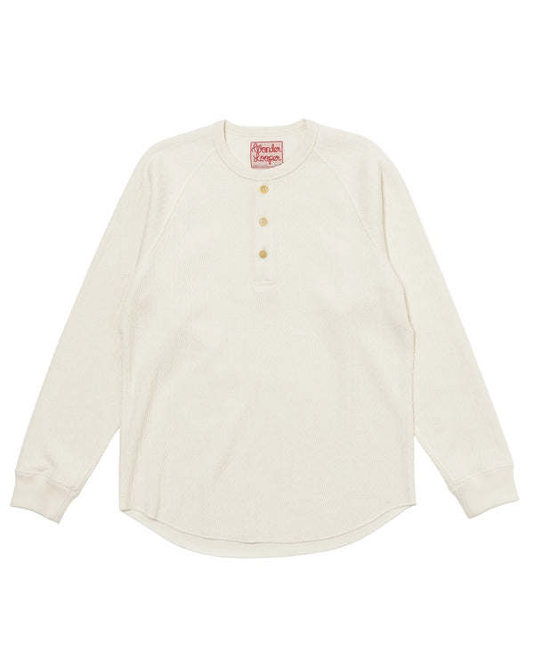 Henley - Cashmere Blend Honeycomb - Ecru