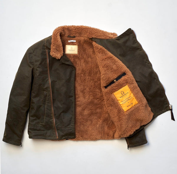 “Swedish” Army Green Motorcycle Waxed Canvas Jacket
LIMITED EDITION 50 pcs worldwide