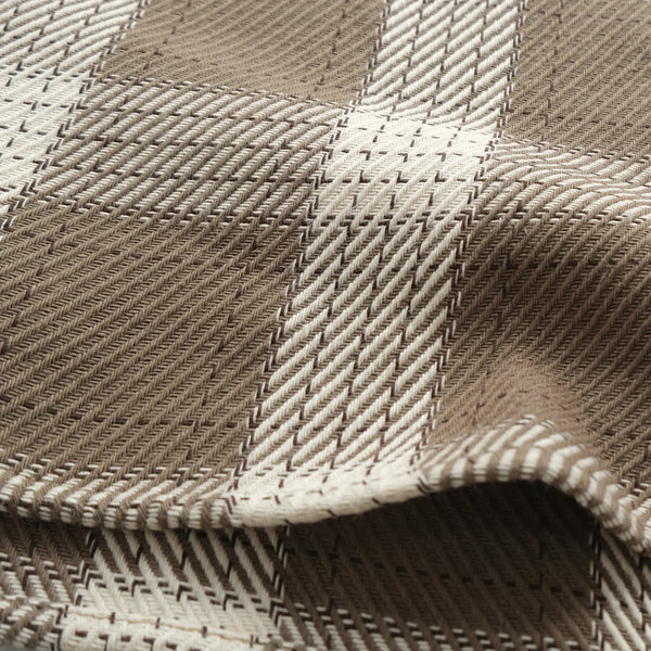 Taupe Check Easy Shirt