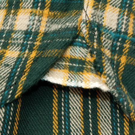502655 SLUBBY FLANNEL SHIRT GREEN