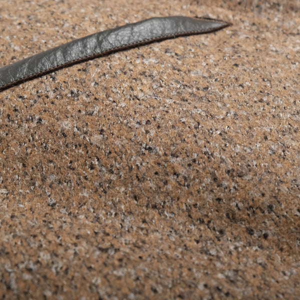 Brown Marl Wool Down Vest