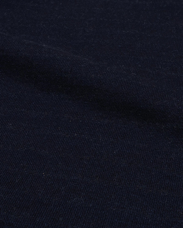 Pullover Hoodie - Real Indigo Blanket Striped French Terry
