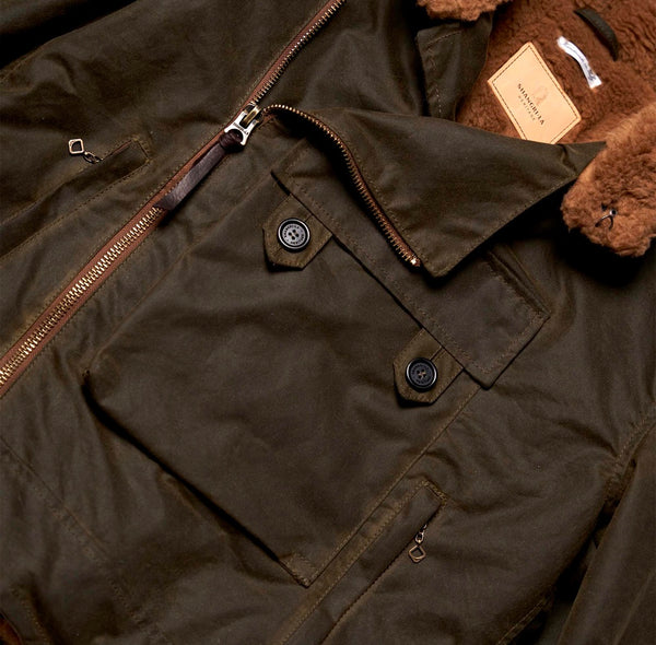 “Swedish” Army Green Motorcycle Waxed Canvas Jacket
LIMITED EDITION 50 pcs worldwide