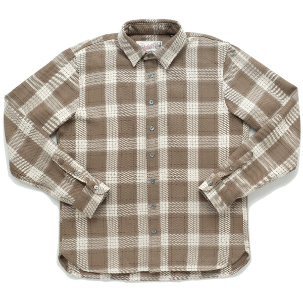 Taupe Check Easy Shirt