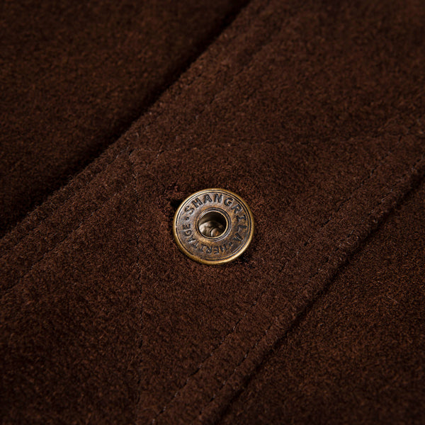 “Terracotta” Brown Suede Jacket