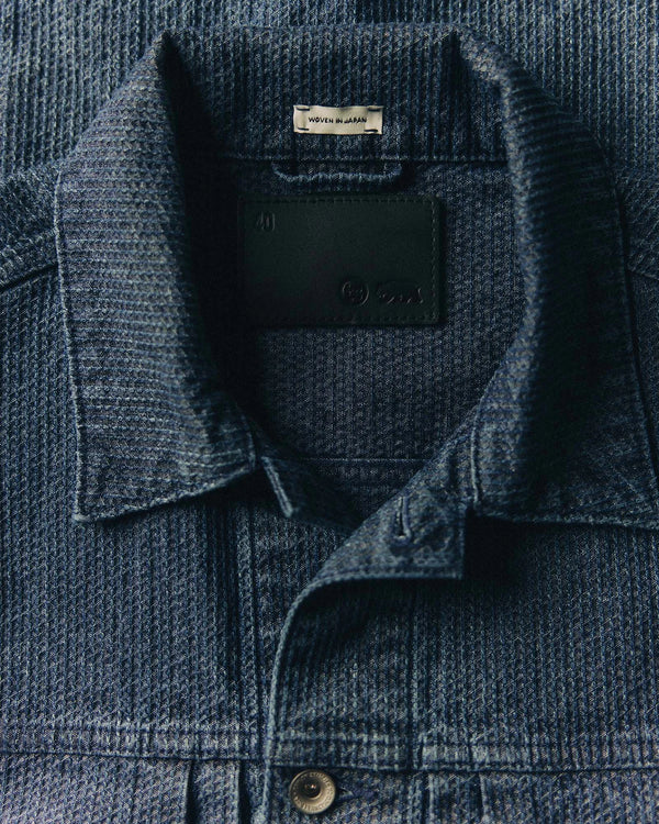 Limited Edition - The Ryder Jacket
in Japanese Washed Indigo Sashiko
