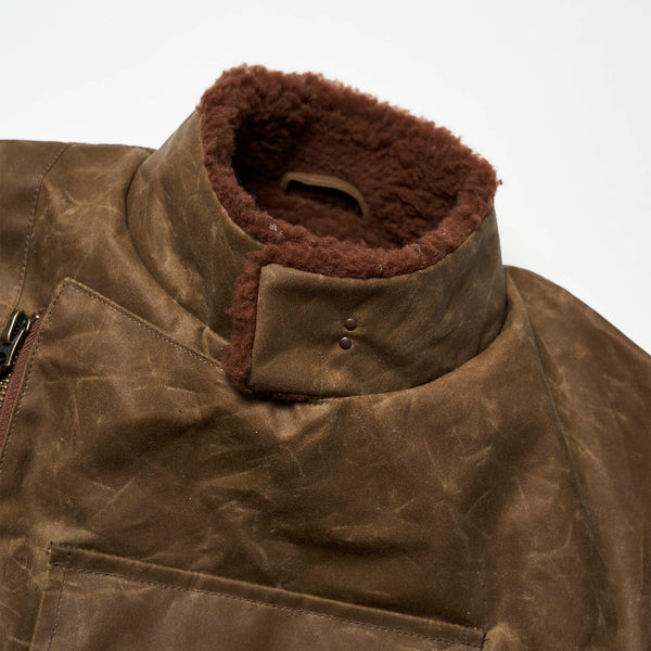 “Swedish” Tan Motorcycle Waxed Canvas Jacket (Ltd. Ed. 100 pcs)