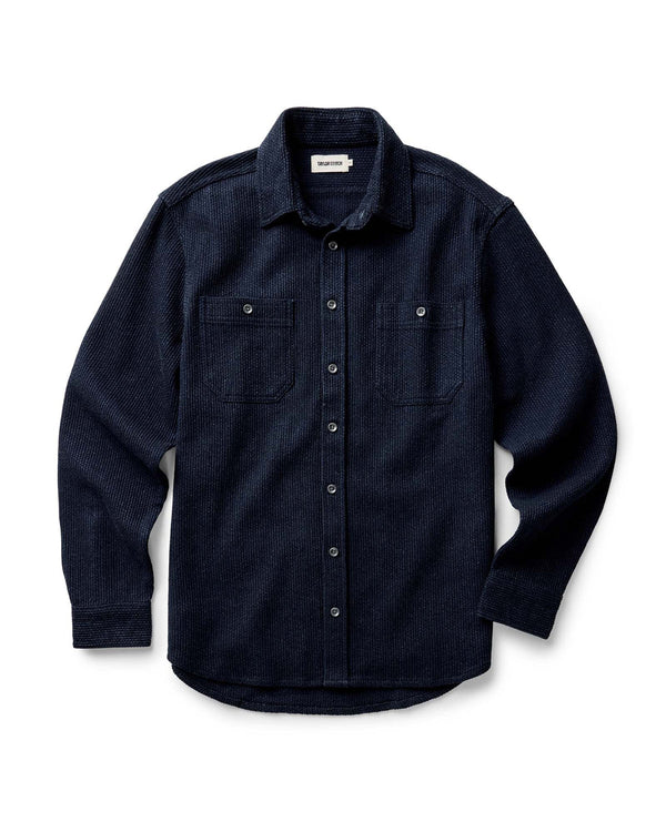 The Utility Shirt
in Rinsed Indigo Sashiko