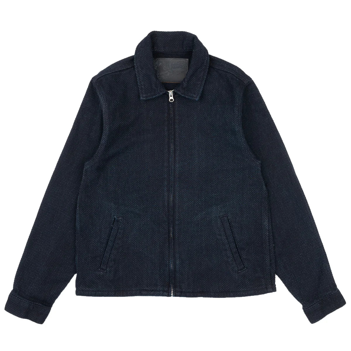 Zip Jacket - Indigo Sashiko – Iron Pyrite Production