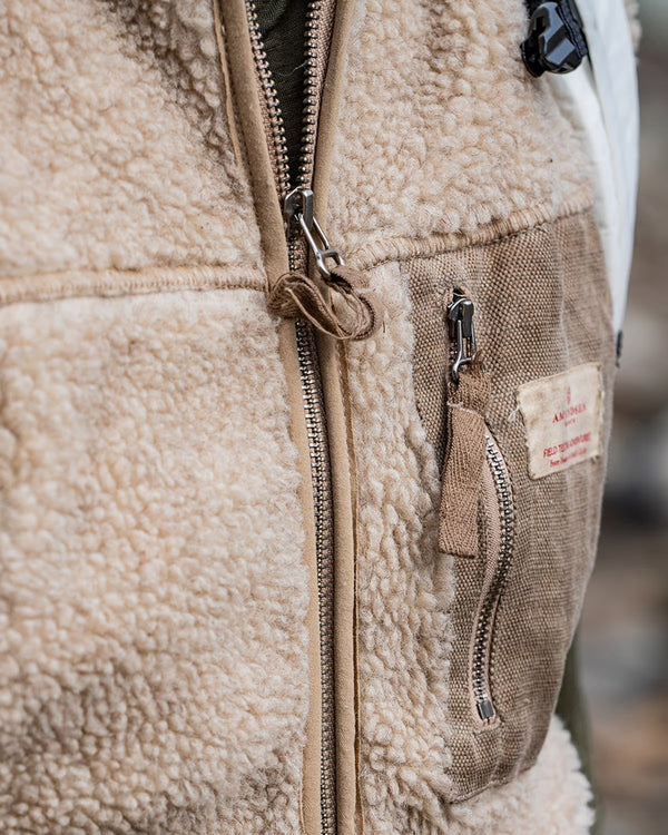 HEROES WOOL FLEECE JACKET - Natural