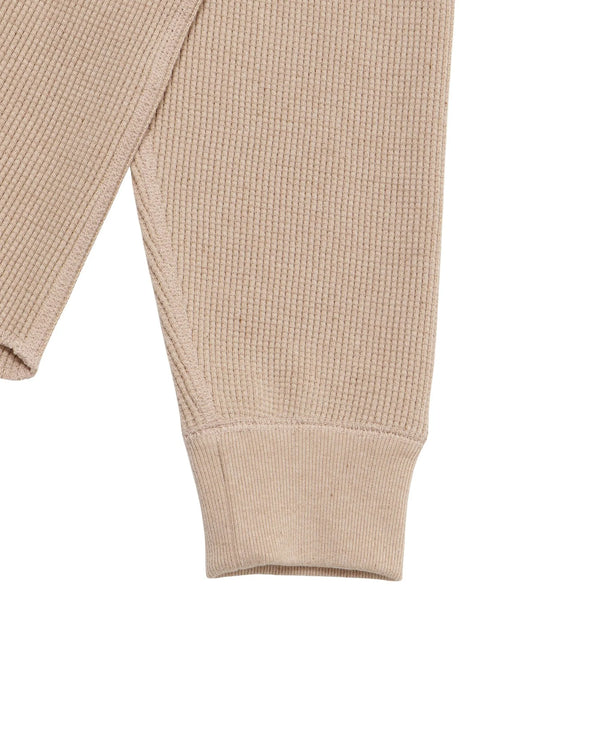 Henley - Foxfibre® Heavyweight Waffle - Coyote 15