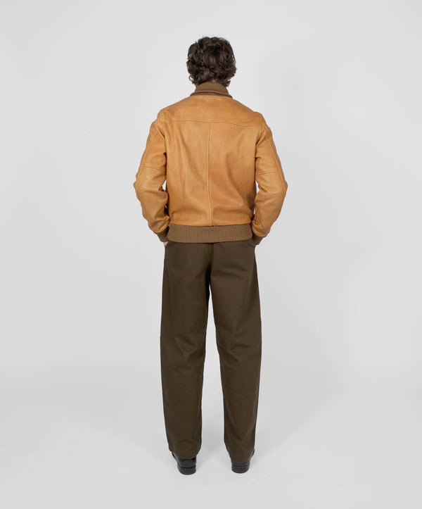 All-City Leather Jacket - Rust