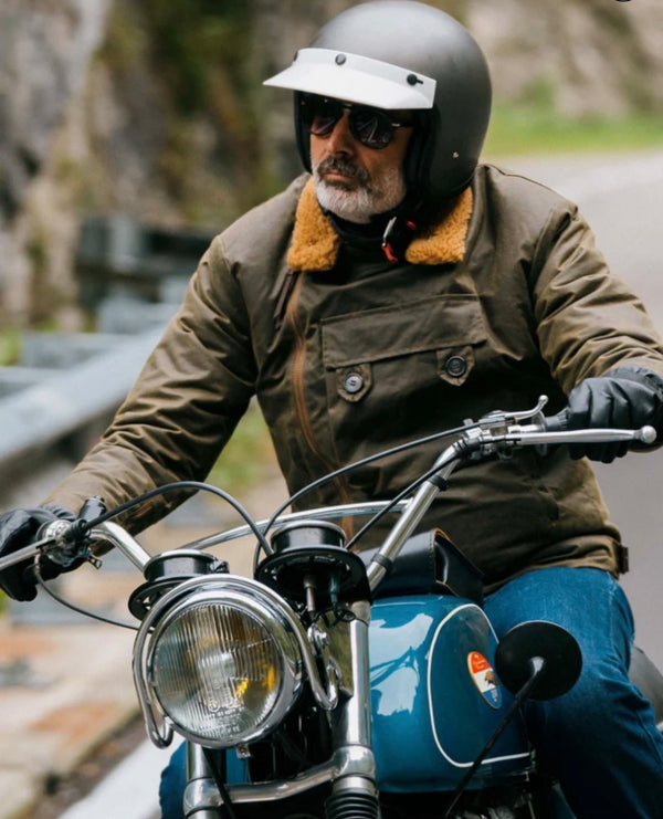“Swedish” Army Green Motorcycle Waxed Canvas Jacket
LIMITED EDITION 50 pcs worldwide