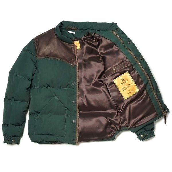 “Bivacco” Forest Green Western Down Jacket