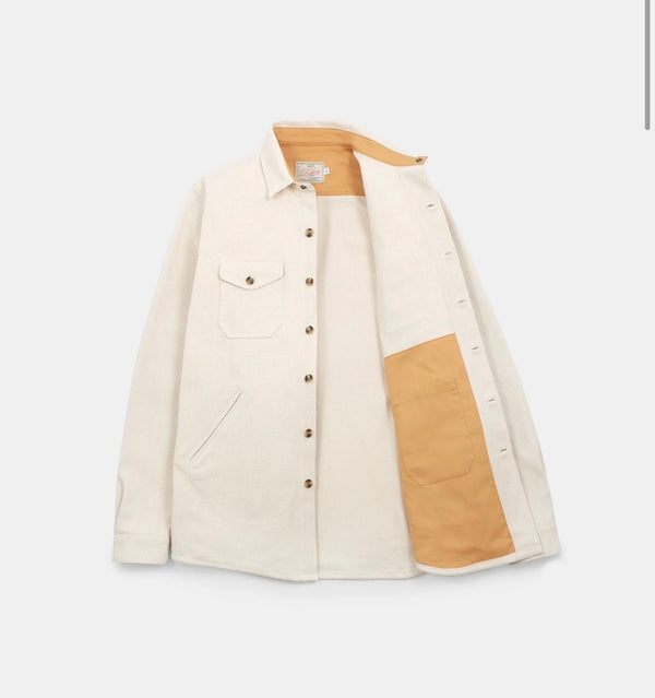 Crissman Overshirt - Natural Sashi-Ori