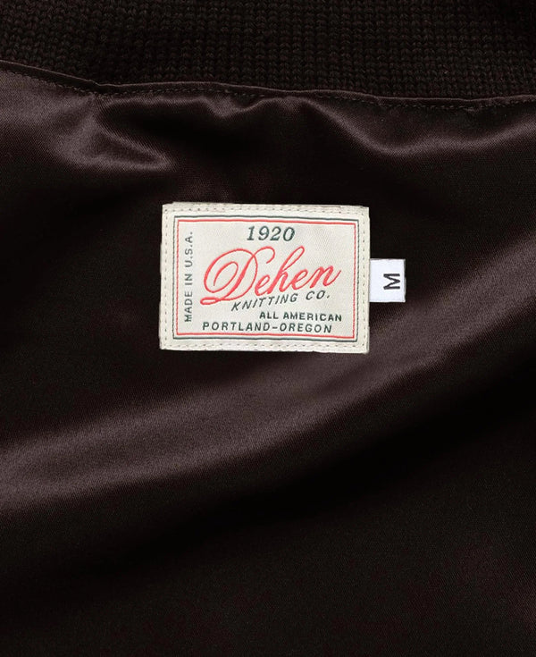 Full Throtle Moto Sweater - Wool Knit, Brown