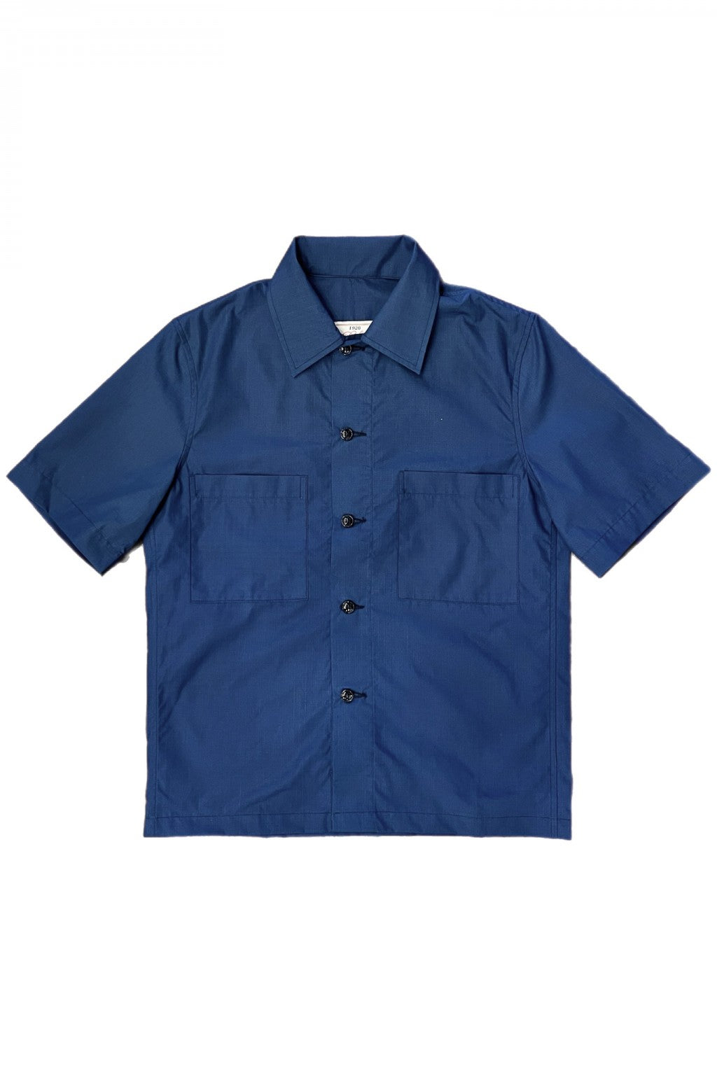 Short Sleeve Skyliner Shirt Indigo Ripstop – Iron Pyrite