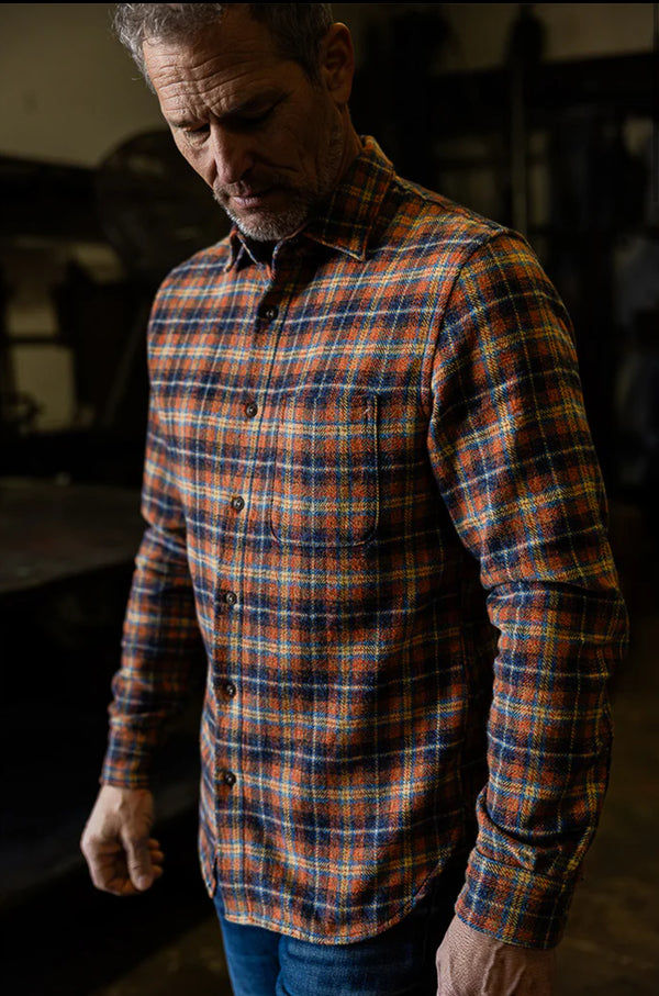 The Ripper Triple Twisted Plaid Shirt - Solstice