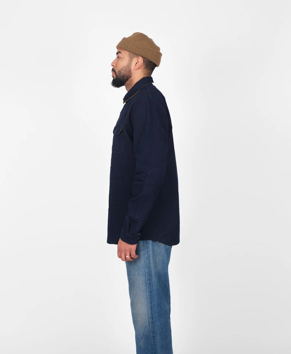 Crissman Overshirt - Indigo Sashiko