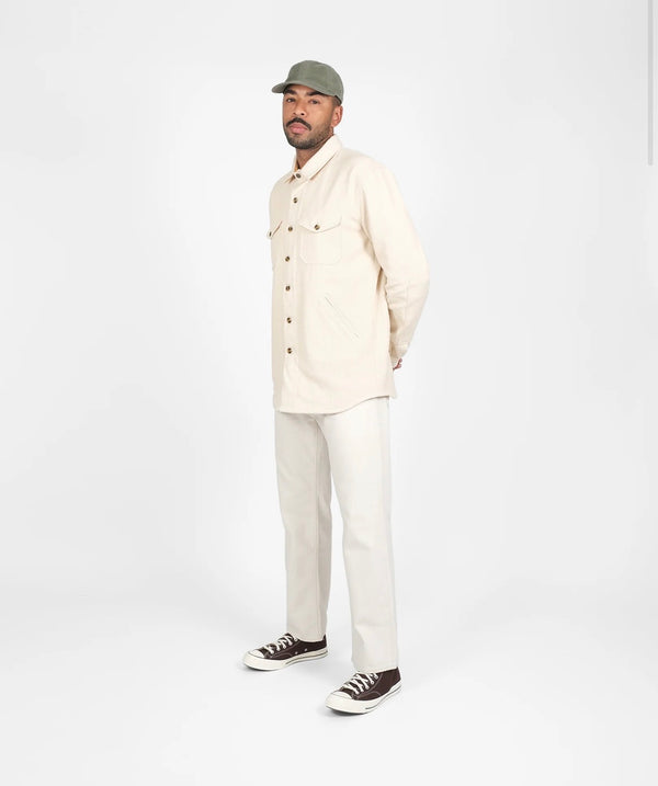 Crissman Overshirt - Natural Sashi-Ori