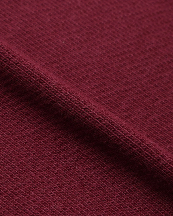 Pullover Hoodie - 876gsm Double Heavyweight French Terry - Burgundy