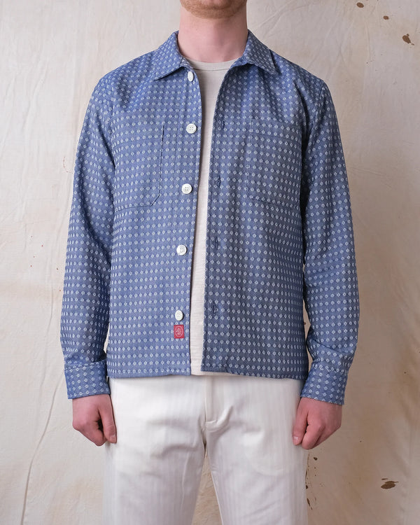 Blue Jay Jacquard Denim Club Shirt