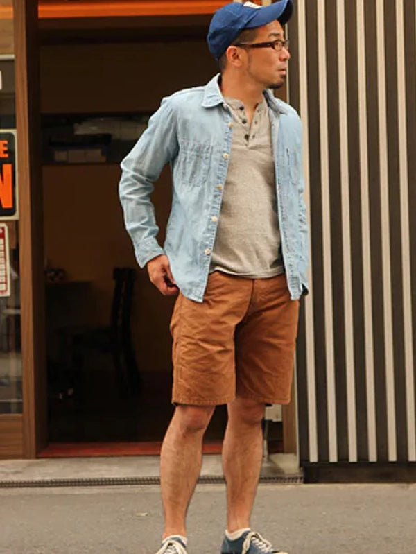 DUCK SHORTS - Camel