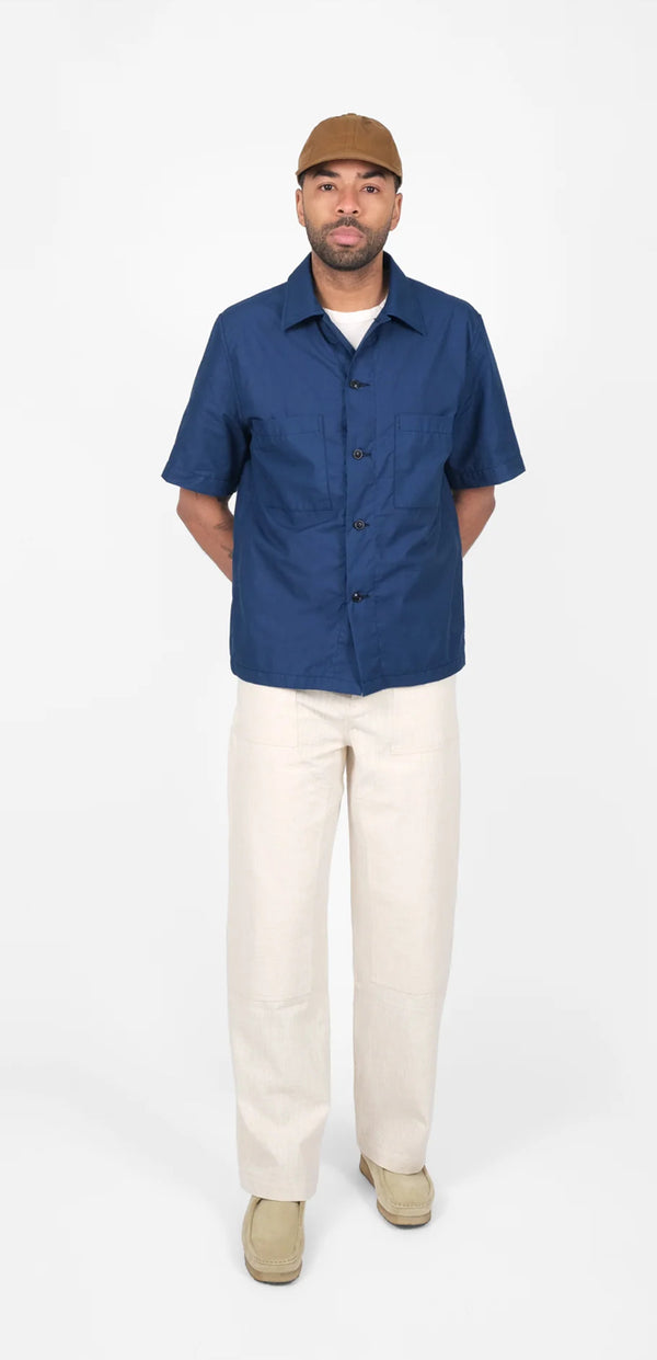 Short Sleeve Skyliner Shirt Indigo Ripstop