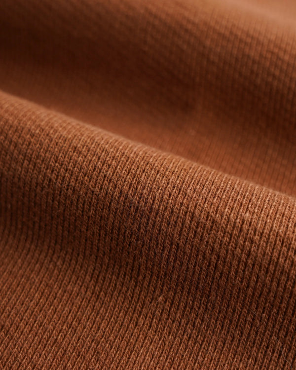 Zip Hoodie - Double Heavyweight French Terry - Rust