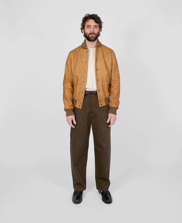 All-City Leather Jacket - Rust