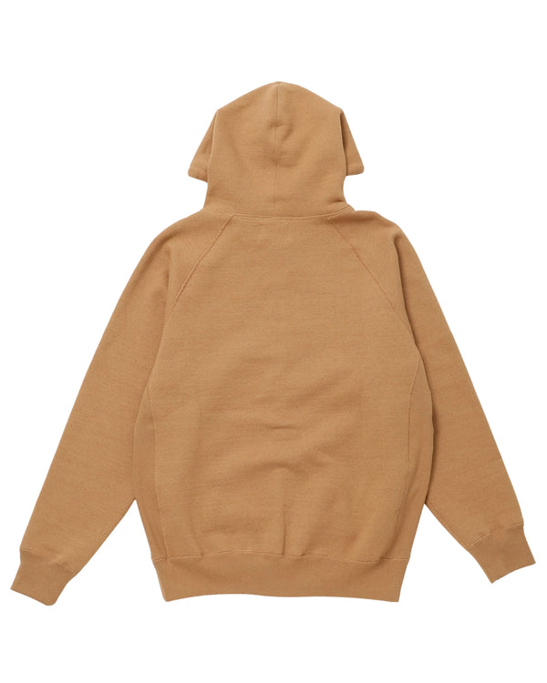 Zip Hoodie - Foxfibre® Double Heavyweight French Terry - Coyote 80